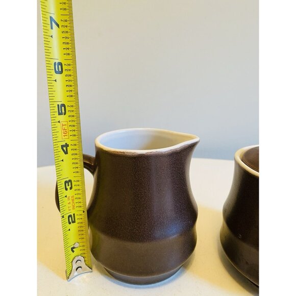 Vintage Casual Ceram Regency Stoneware Creamer and Sugar Bowl - Picture 13 of 13